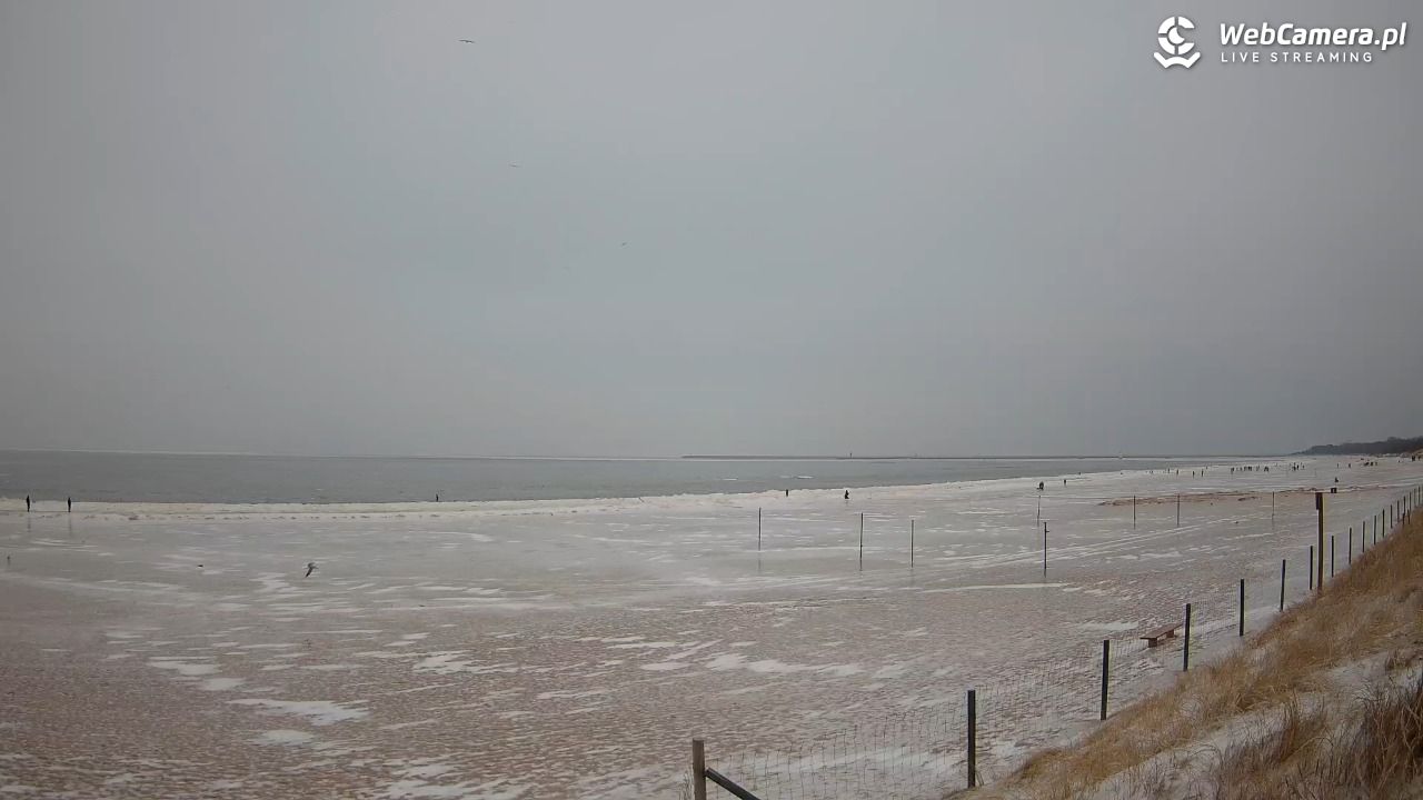 ŚWINOUJŚCIE - widok na plażę - 09 luty 2026, 16:18