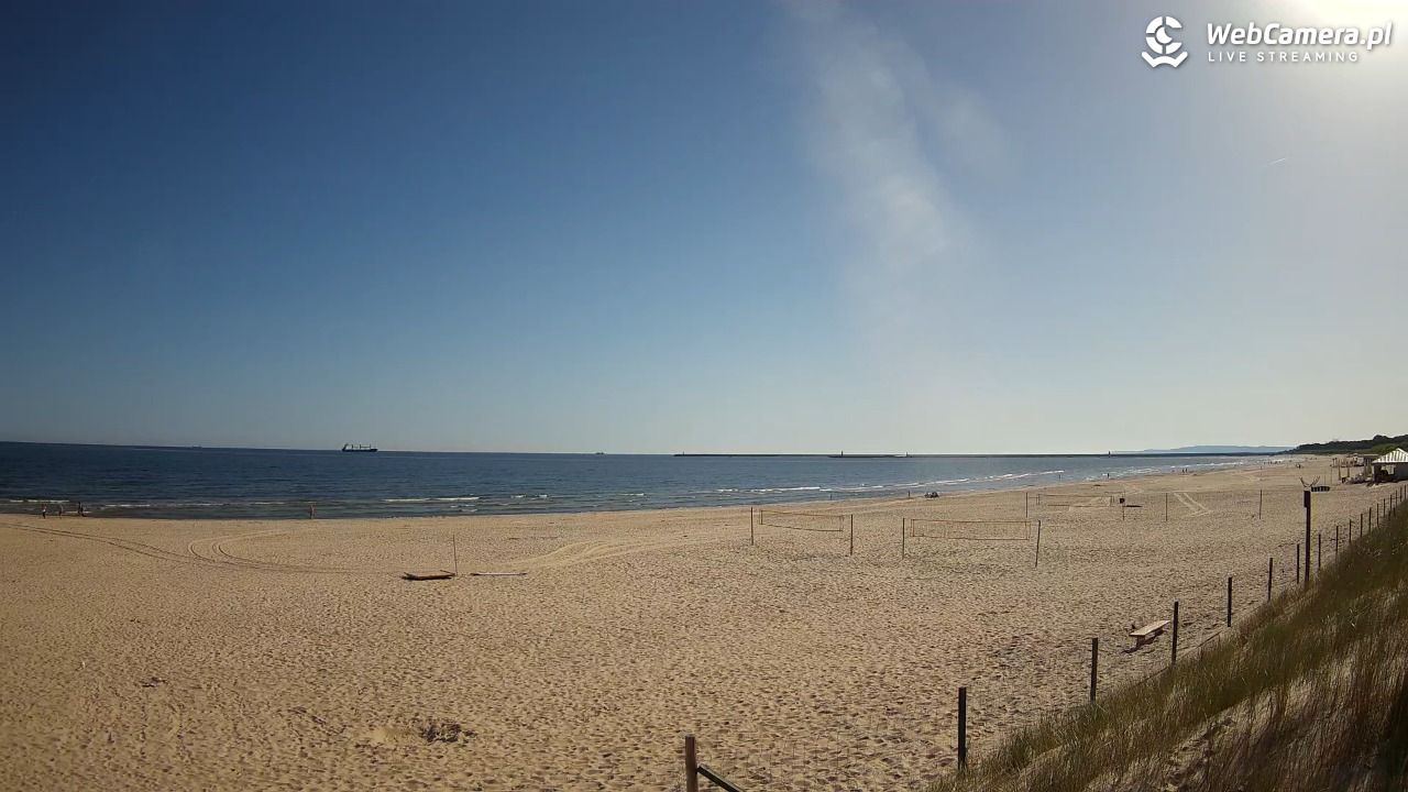 ŚWINOUJŚCIE - widok na plażę - 26 maj 2026, 08:40