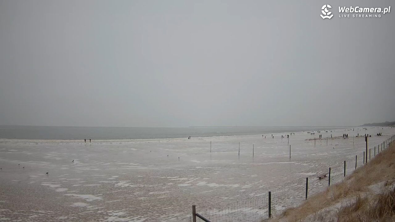 ŚWINOUJŚCIE - widok na plażę - 07 luty 2026, 12:28