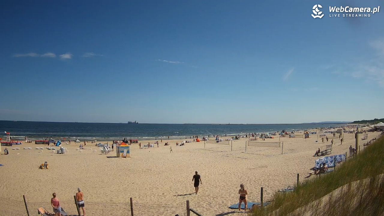 ŚWINOUJŚCIE - widok na plażę - 14 lipiec 2026, 10:22