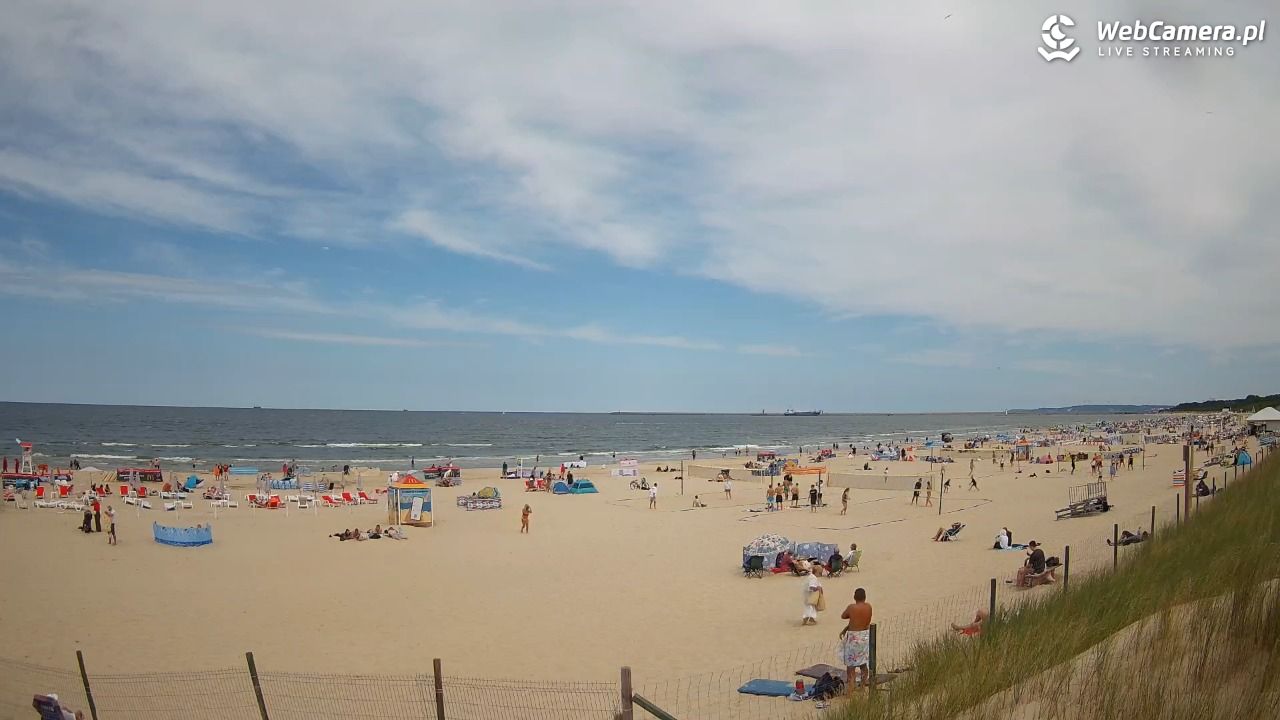 ŚWINOUJŚCIE - widok na plażę - 14 lipiec 2026, 14:04