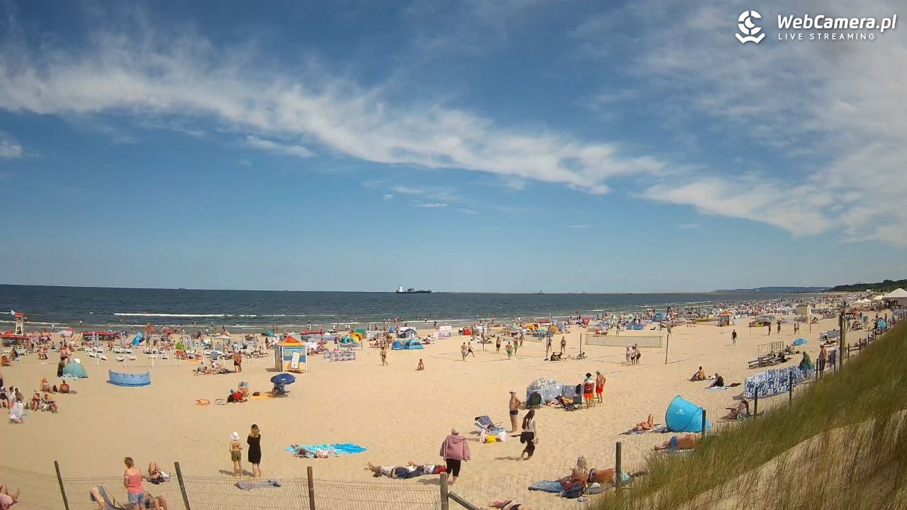 ŚWINOUJŚCIE - widok na plażę - 14 lipiec 2026, 12:36