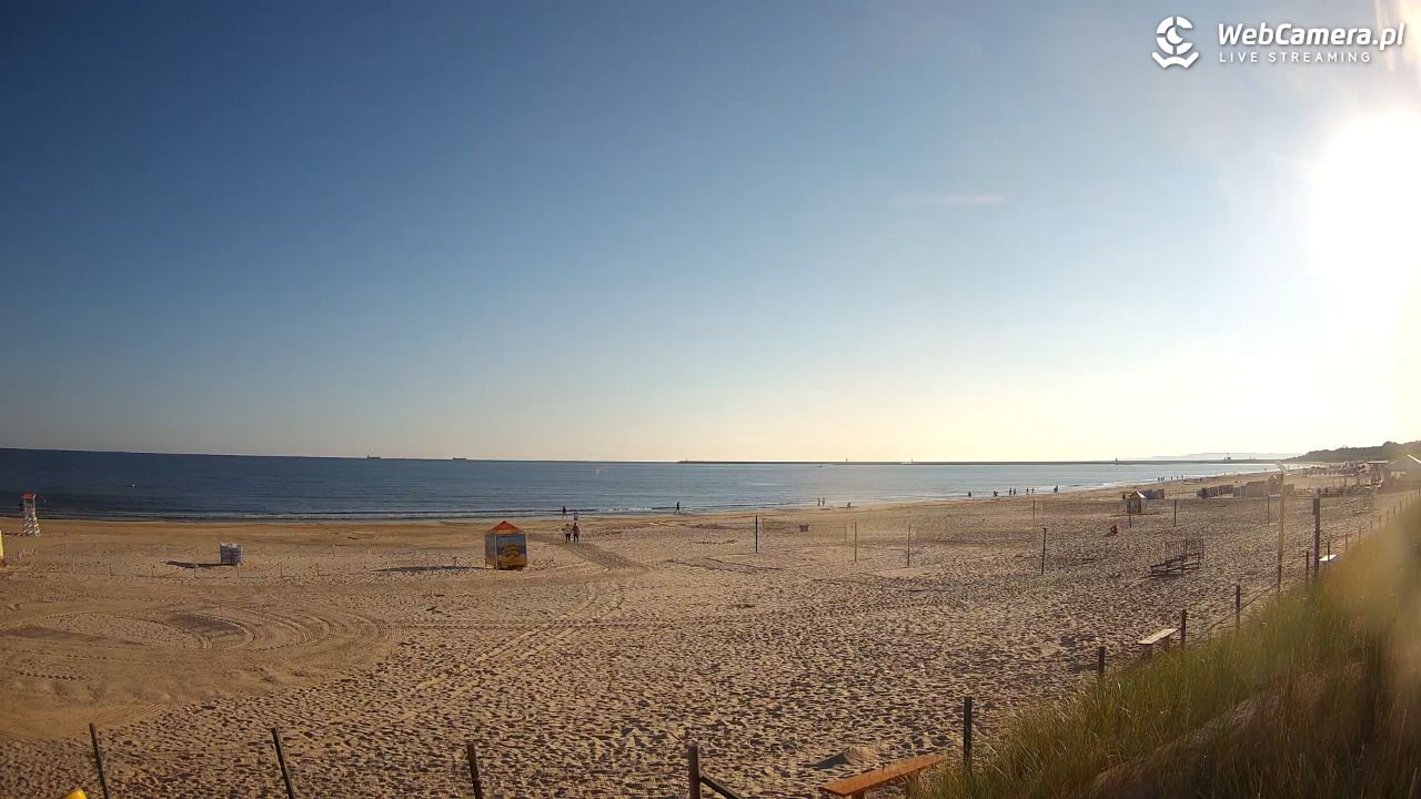 ŚWINOUJŚCIE - widok na plażę - 26 sierpień 2026, 07:56