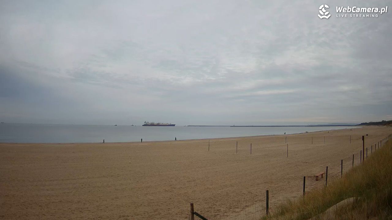 ŚWINOUJŚCIE - widok na plażę - 02 listopad 2025, 08:42