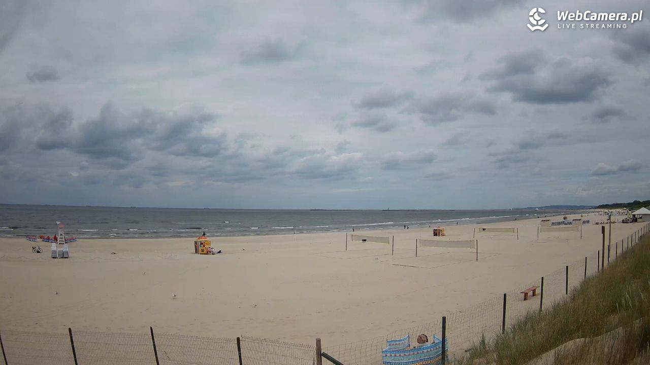 ŚWINOUJŚCIE - widok na plażę - 24 czerwiec 2025, 14:02