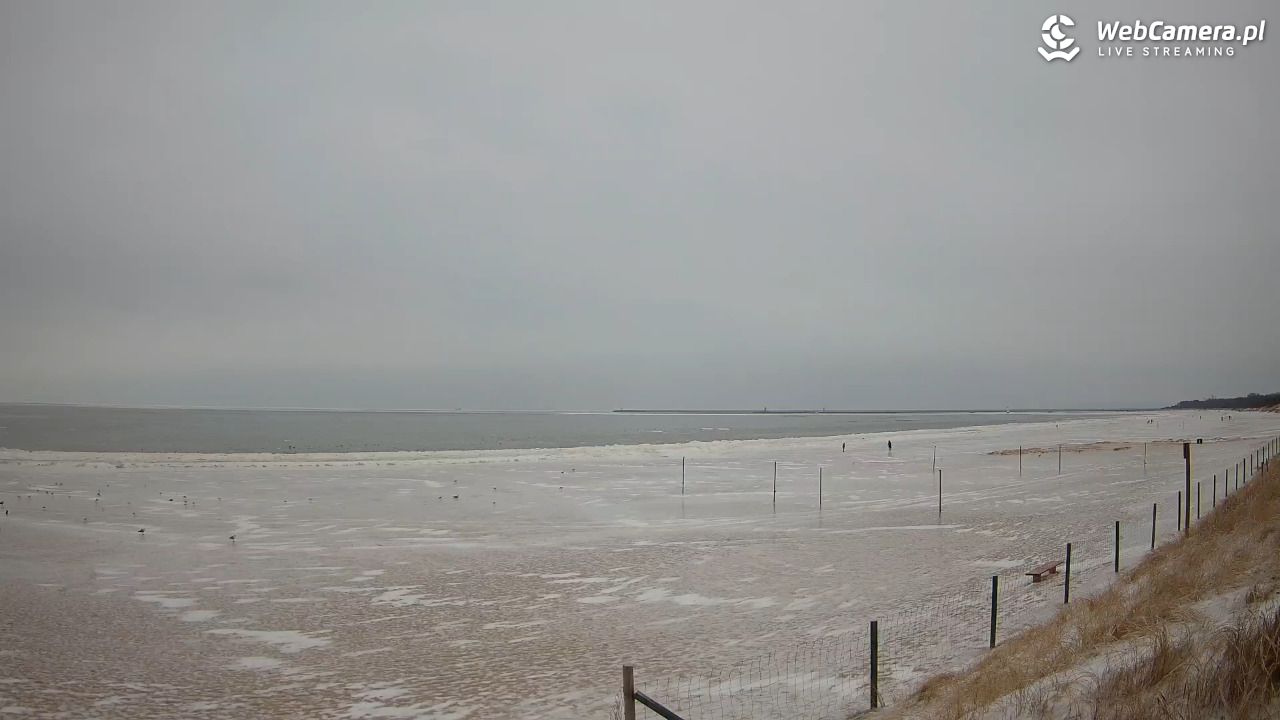 ŚWINOUJŚCIE - widok na plażę - 09 luty 2026, 09:35