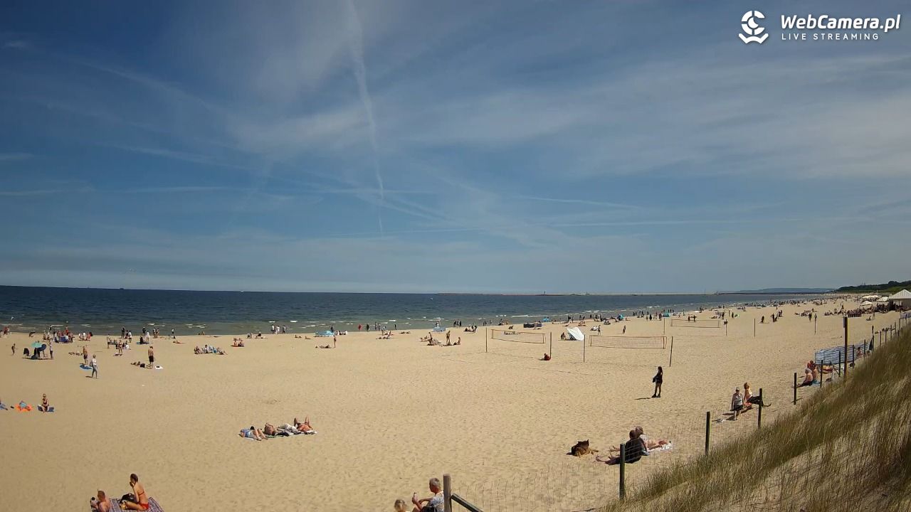 ŚWINOUJŚCIE - widok na plażę - 24 maj 2026, 11:51