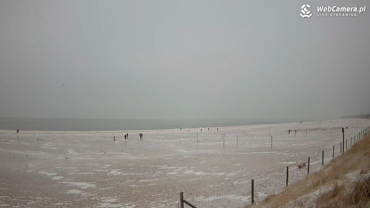 ŚWINOUJŚCIE - widok na plażę - 07 luty 2026, 10:35