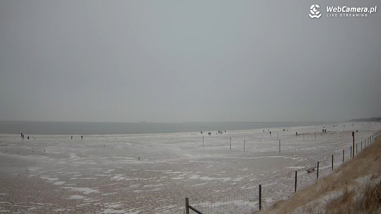 ŚWINOUJŚCIE - widok na plażę - 06 luty 2026, 13:11
