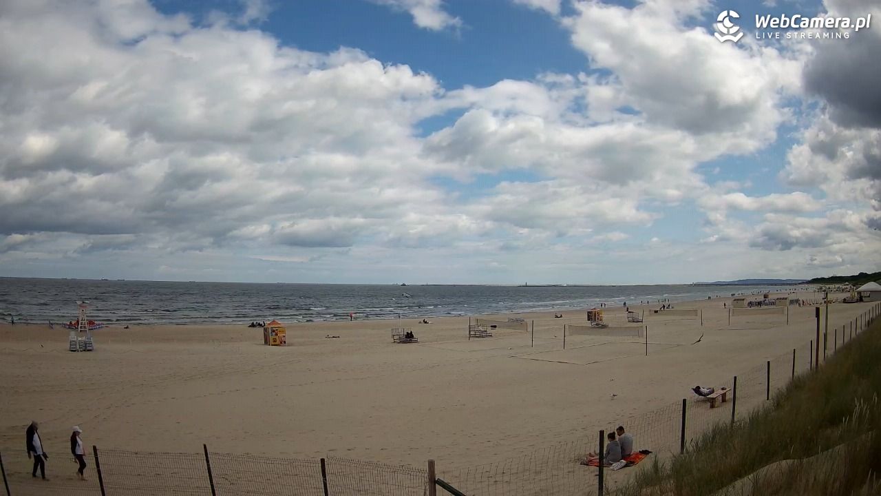 ŚWINOUJŚCIE - widok na plażę - 25 czerwiec 2025, 11:25