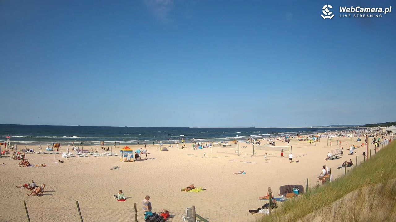 ŚWINOUJŚCIE - widok na plażę - 13 lipiec 2026, 17:02