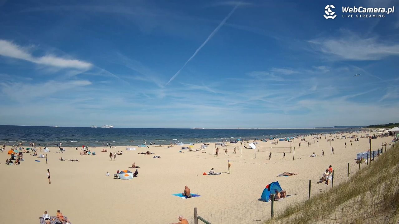 ŚWINOUJŚCIE - widok na plażę - 24 maj 2026, 13:31