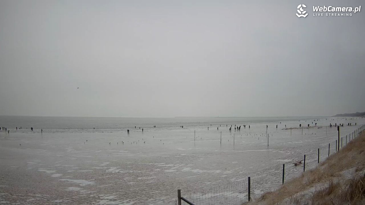 ŚWINOUJŚCIE - widok na plażę - 07 luty 2026, 14:12