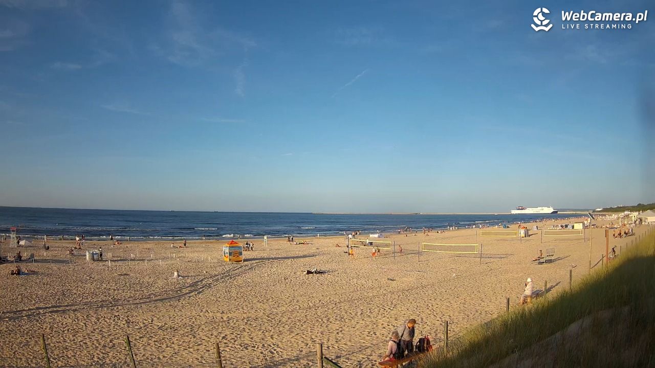 ŚWINOUJŚCIE - widok na plażę - 27 sierpień 2026, 18:50