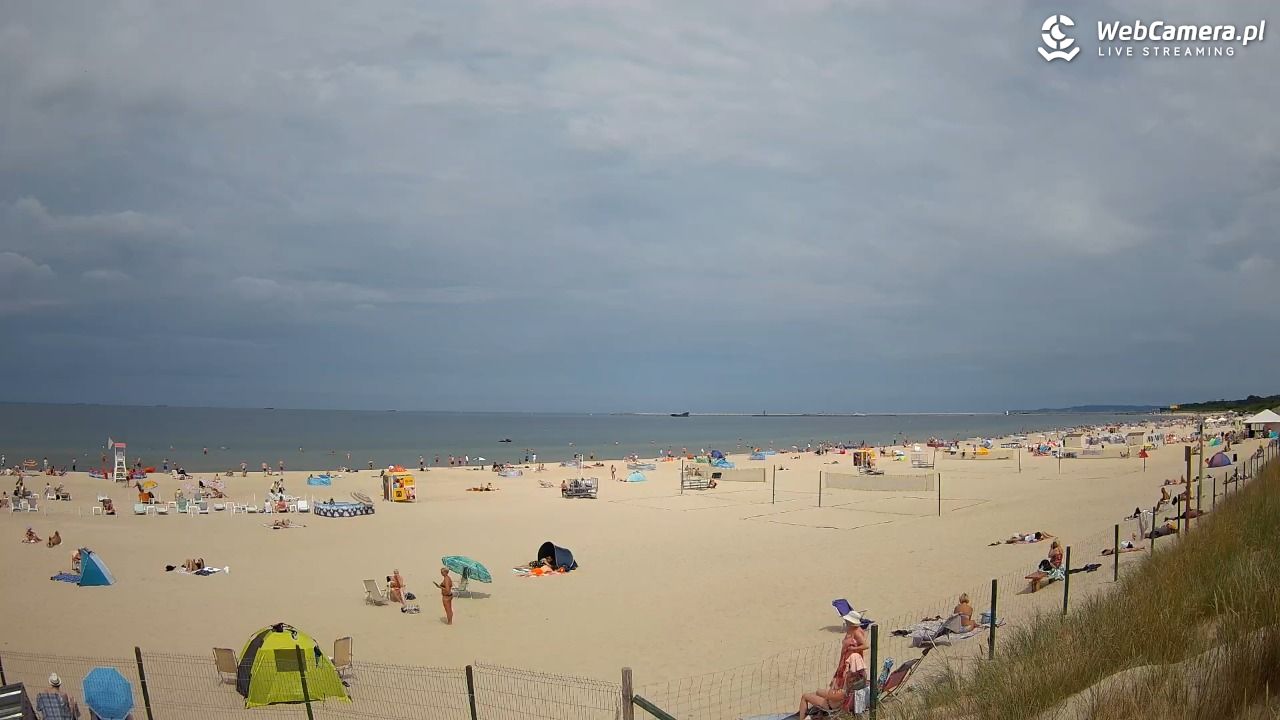 ŚWINOUJŚCIE - widok na plażę - 26 czerwiec 2025, 14:05