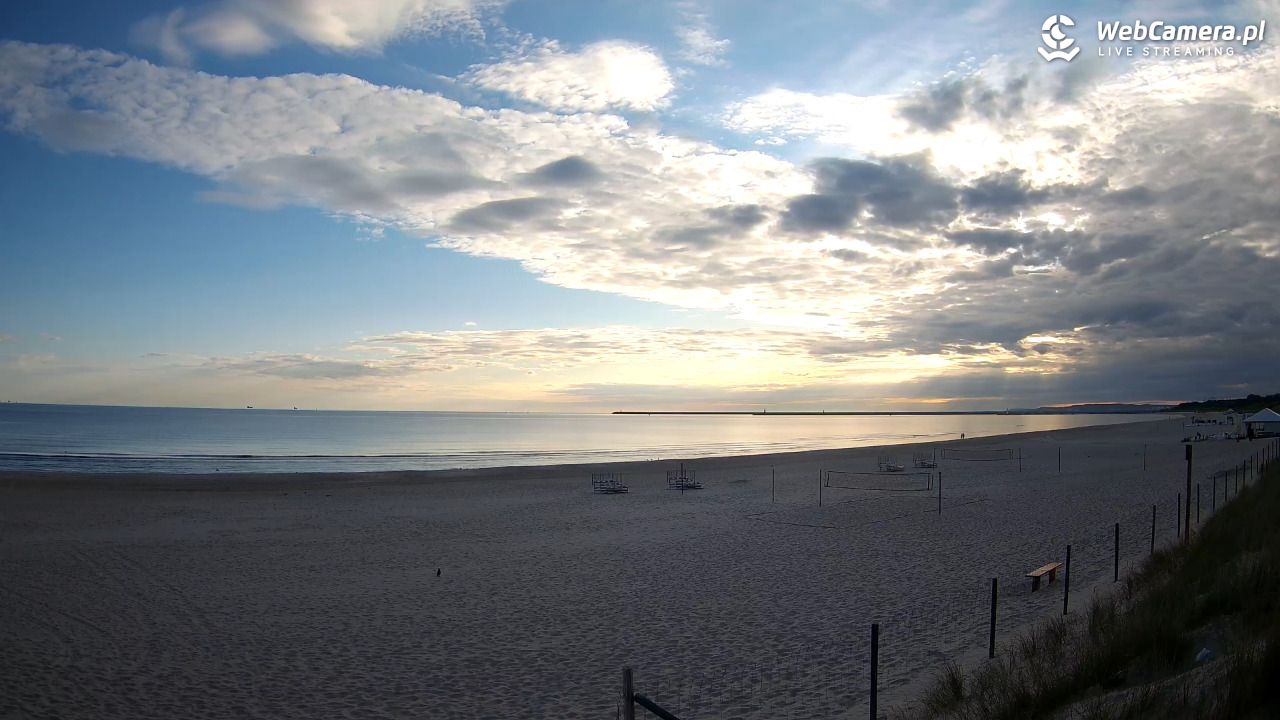 ŚWINOUJŚCIE - widok na plażę - 09 maj 2025, 06:36