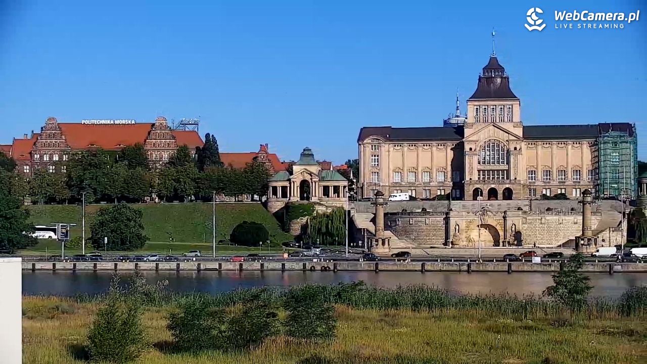Widok na Bulwary Szczecińskie - 30 lipiec 2026, 07:39