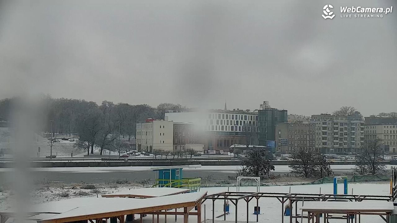 Widok na Bulwary Szczecińskie - 26 styczeń 2026, 10:53