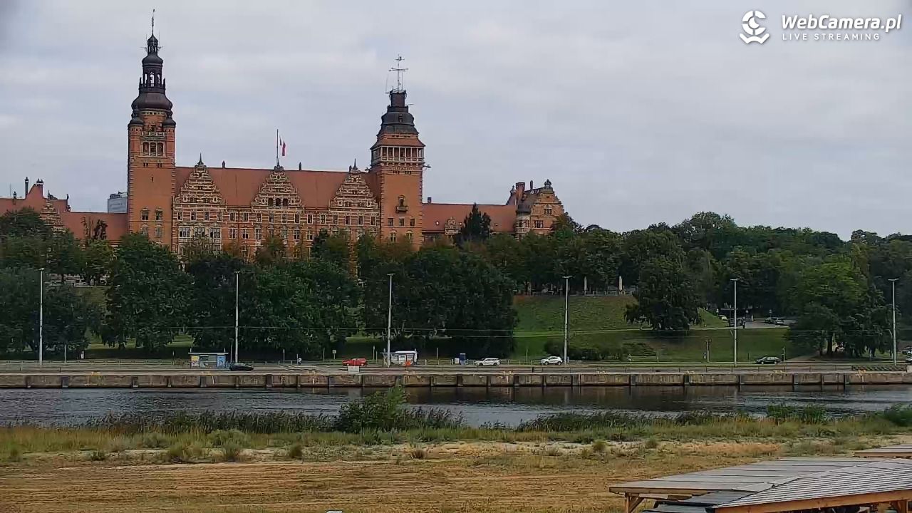 Widok na Bulwary Szczecińskie - 07 sierpień 2026, 08:20