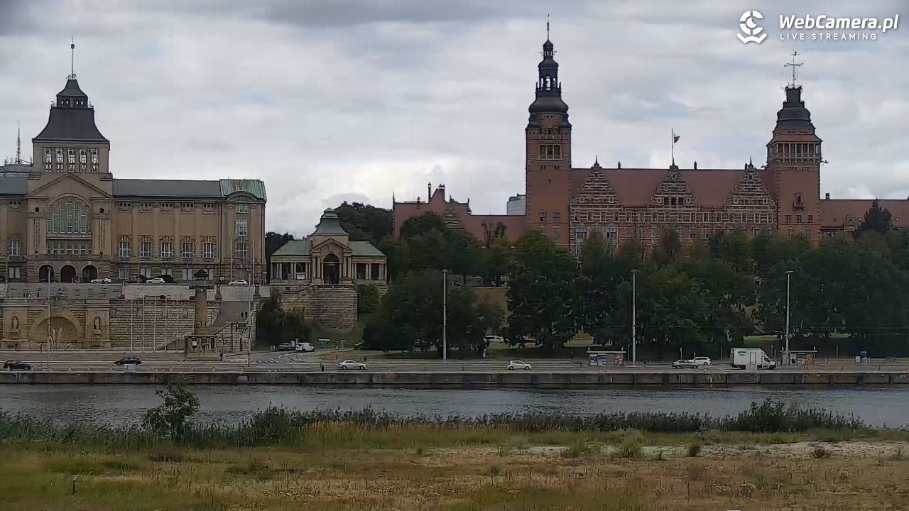 Widok na Bulwary Szczecińskie - 22 sierpień 2025, 14:08