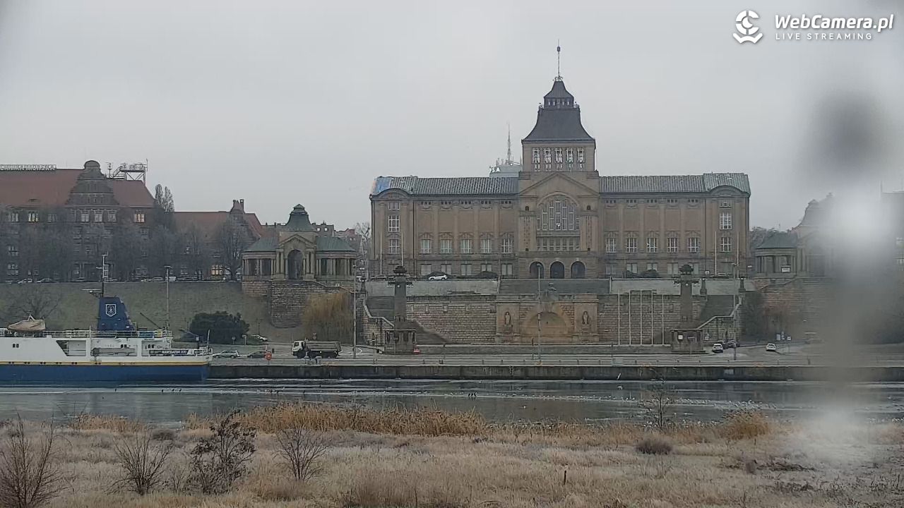 Widok na Bulwary Szczecińskie - 26 styczeń 2026, 08:47