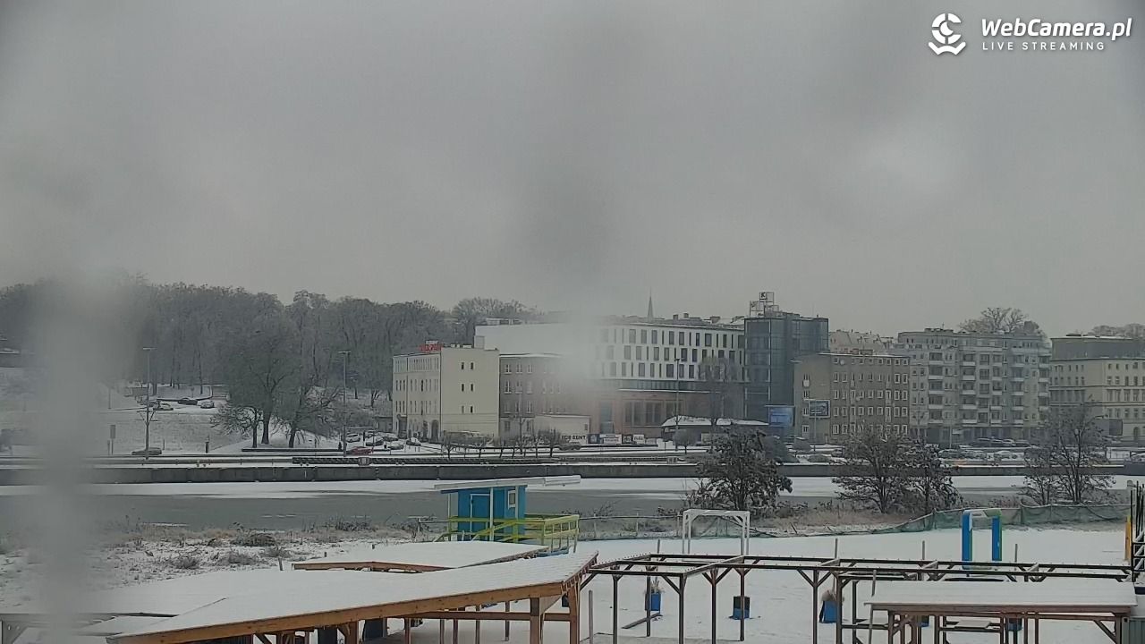 Widok na Bulwary Szczecińskie - 26 styczeń 2026, 10:53