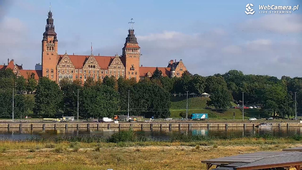 Widok na Bulwary Szczecińskie - 31 lipiec 2026, 08:17