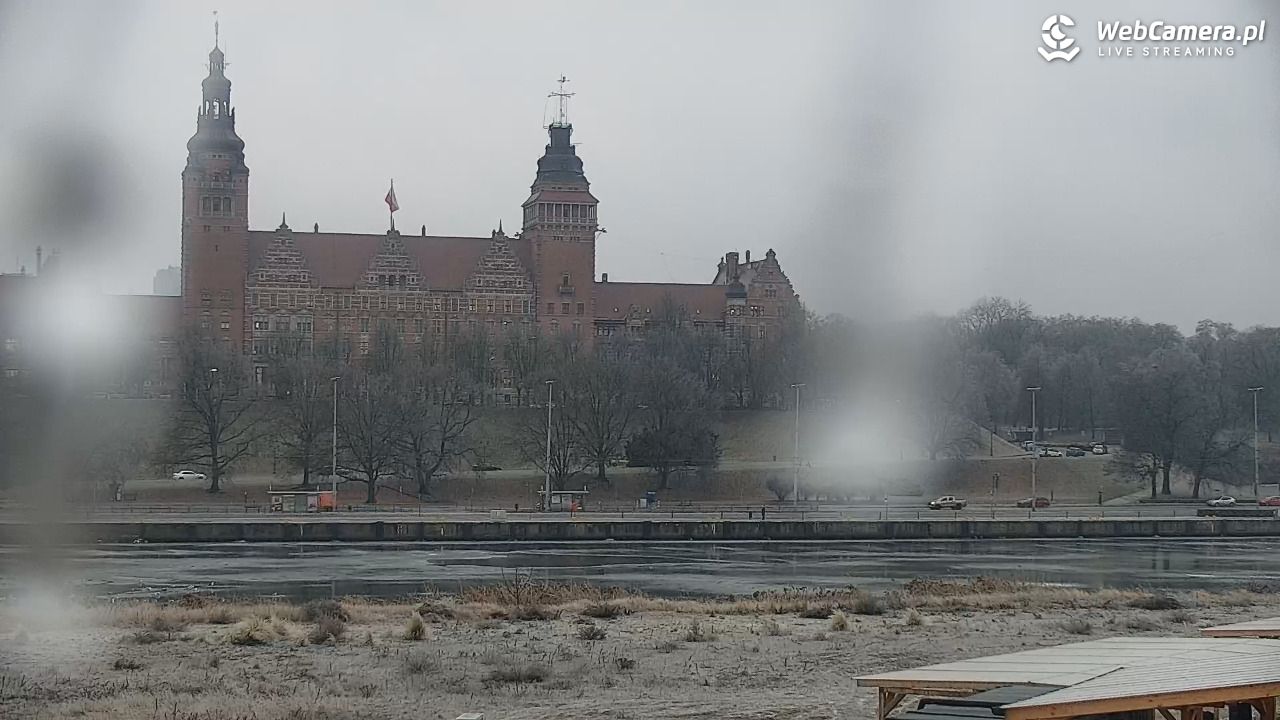 Widok na Bulwary Szczecińskie - 26 styczeń 2026, 08:47