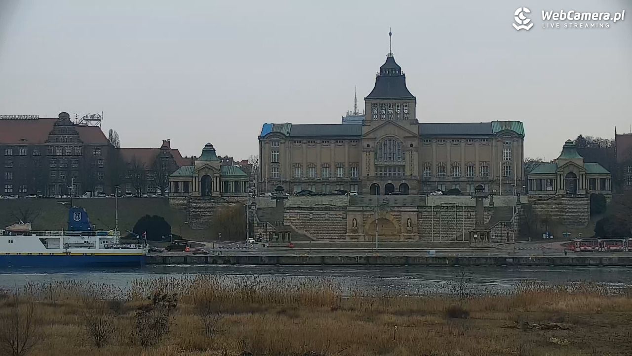 Widok na Bulwary Szczecińskie - 24 styczeń 2026, 09:29