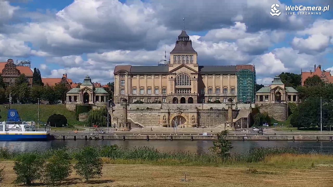 Widok na Bulwary Szczecińskie - 08 sierpień 2026, 12:02