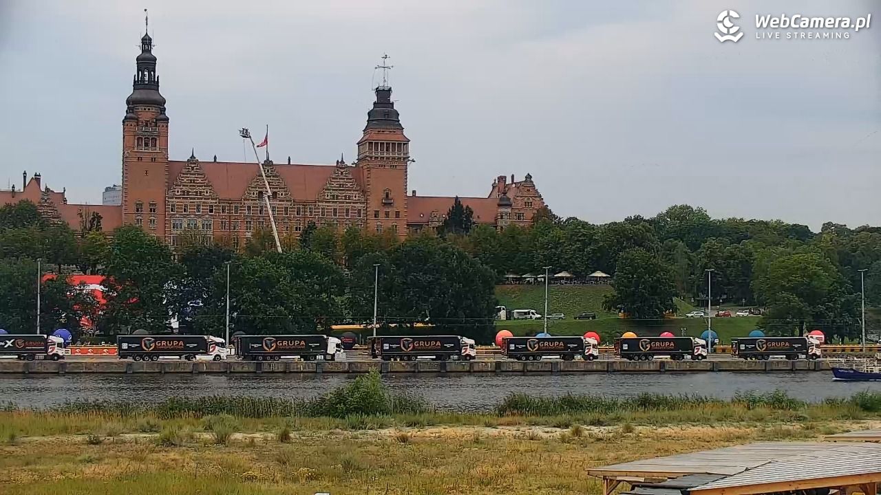 Widok na Bulwary Szczecińskie - 04 sierpień 2026, 13:04