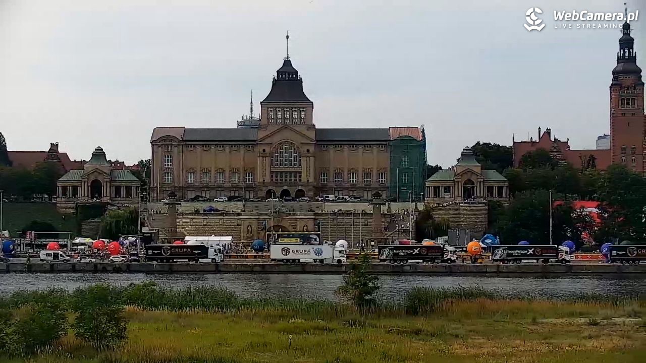 Widok na Bulwary Szczecińskie - 04 sierpień 2026, 15:29