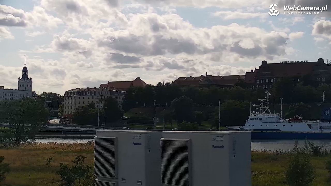 Widok na Bulwary Szczecińskie - 27 lipiec 2026, 16:52