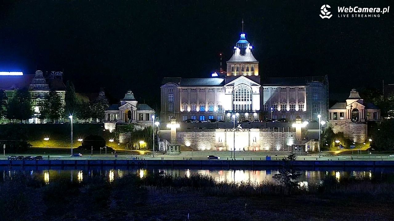 Widok na Bulwary Szczecińskie - 07 sierpień 2026, 22:32