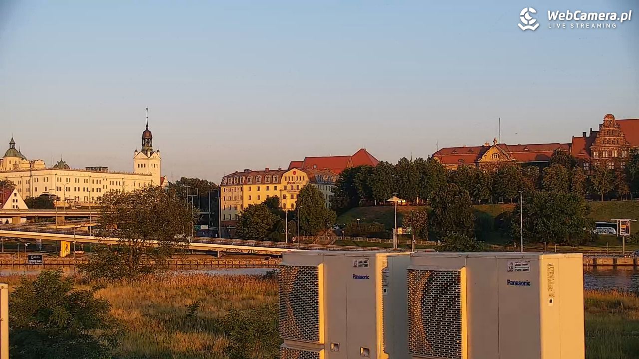 Widok na Bulwary Szczecińskie - 30 lipiec 2026, 05:41