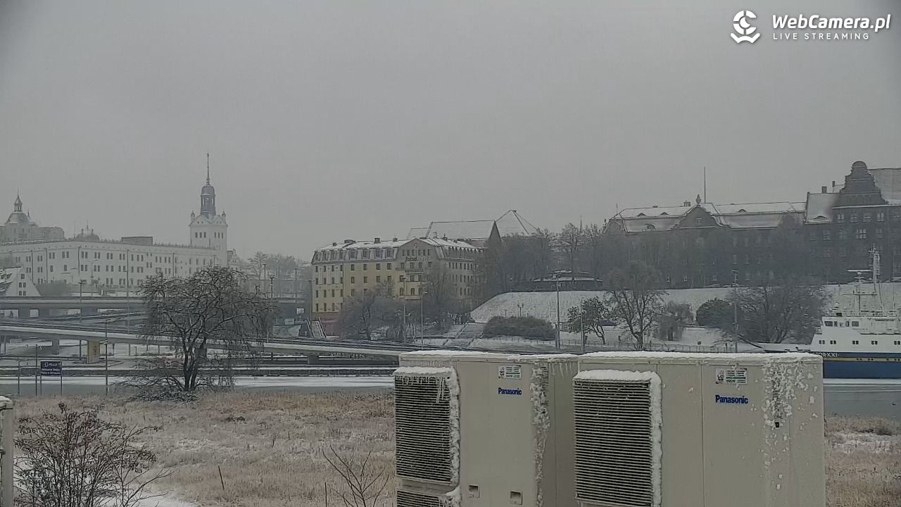 Widok na Bulwary Szczecińskie - 26 styczeń 2026, 13:31