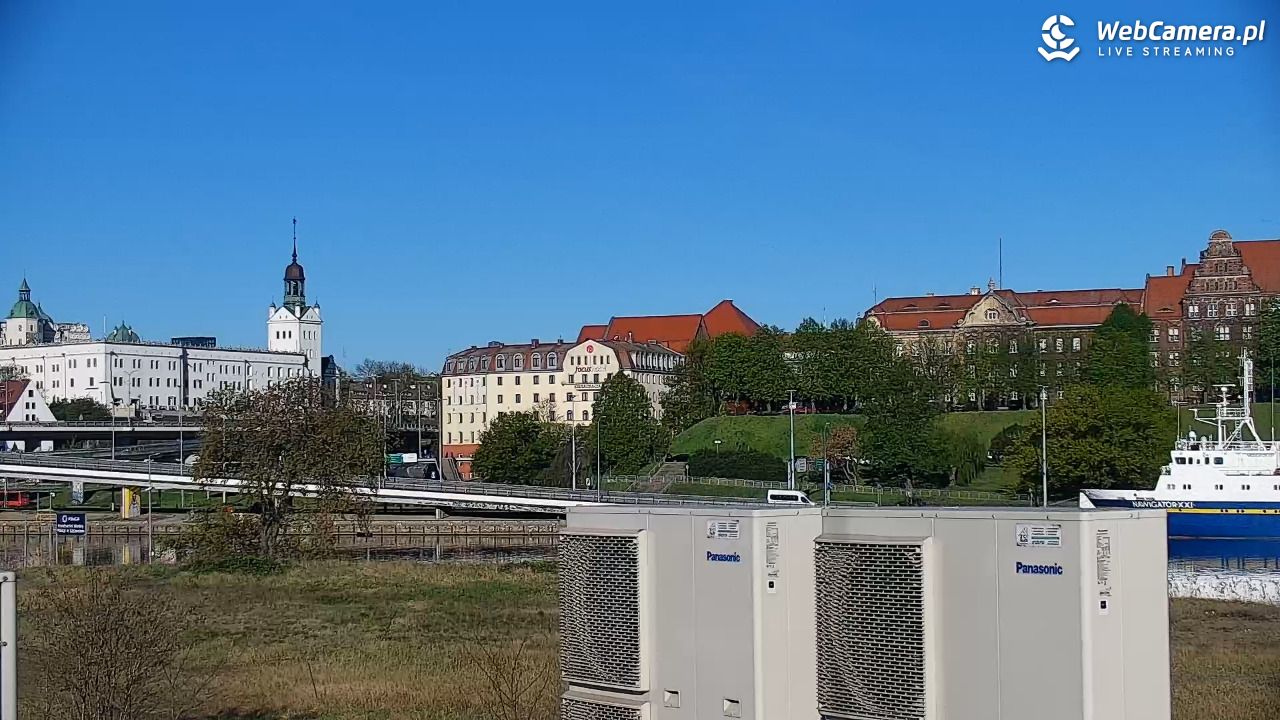 Widok na Bulwary Szczecińskie - 28 kwiecień 2026, 07:40