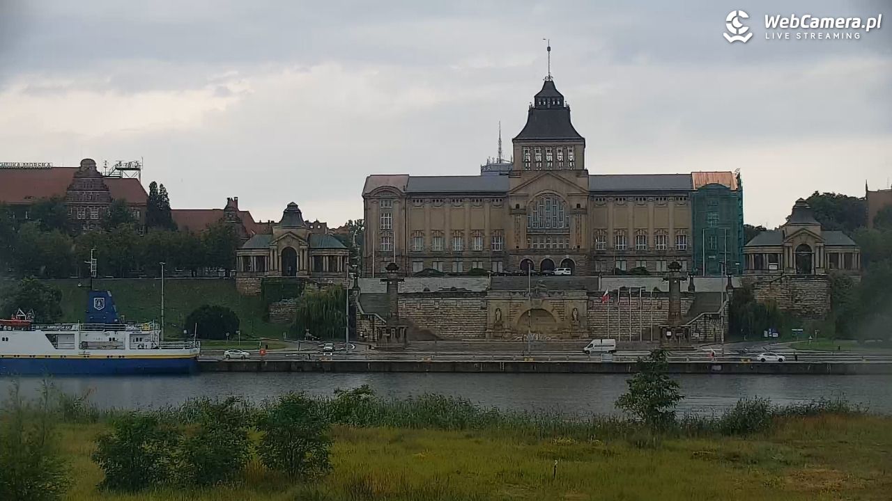 Widok na Bulwary Szczecińskie - 01 sierpień 2026, 09:40