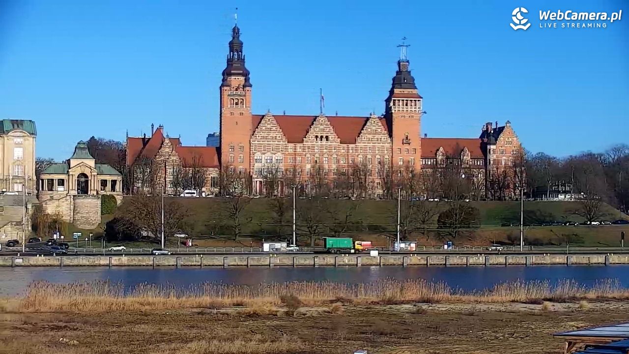 Widok na Bulwary Szczecińskie - 17 marzec 2026, 08:02