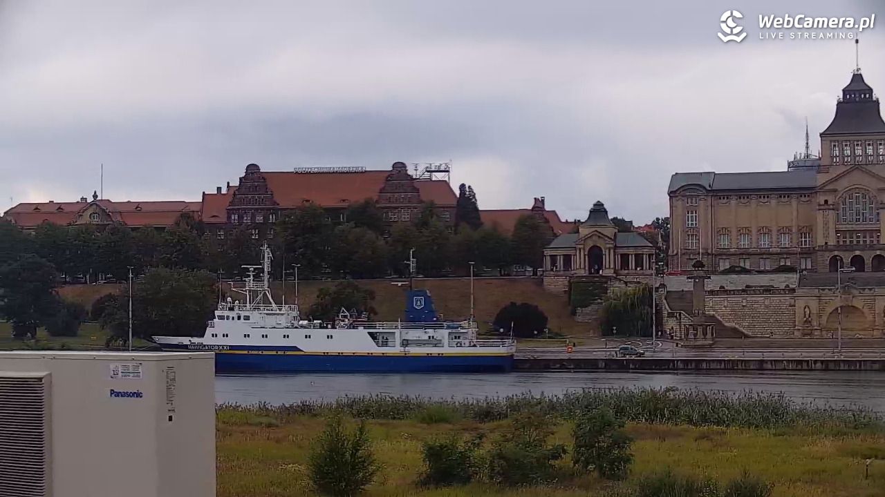 Widok na Bulwary Szczecińskie - 23 sierpień 2025, 16:52