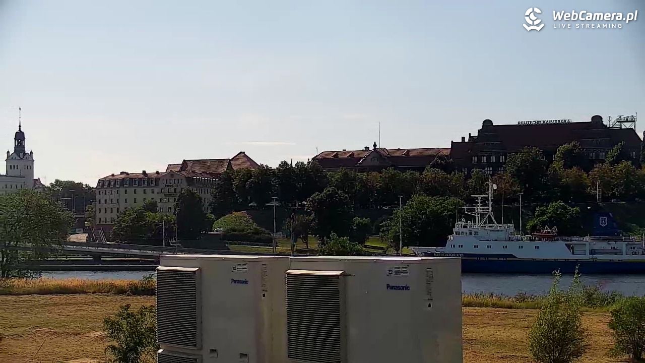 Widok na Bulwary Szczecińskie - 09 sierpień 2026, 16:01