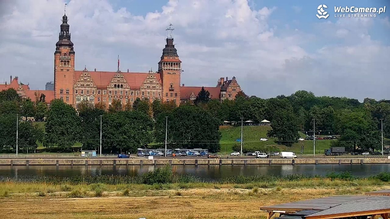 Widok na Bulwary Szczecińskie - 06 sierpień 2026, 10:50