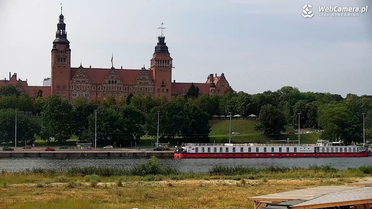 Widok na Bulwary Szczecińskie - 31 lipiec 2026, 16:10