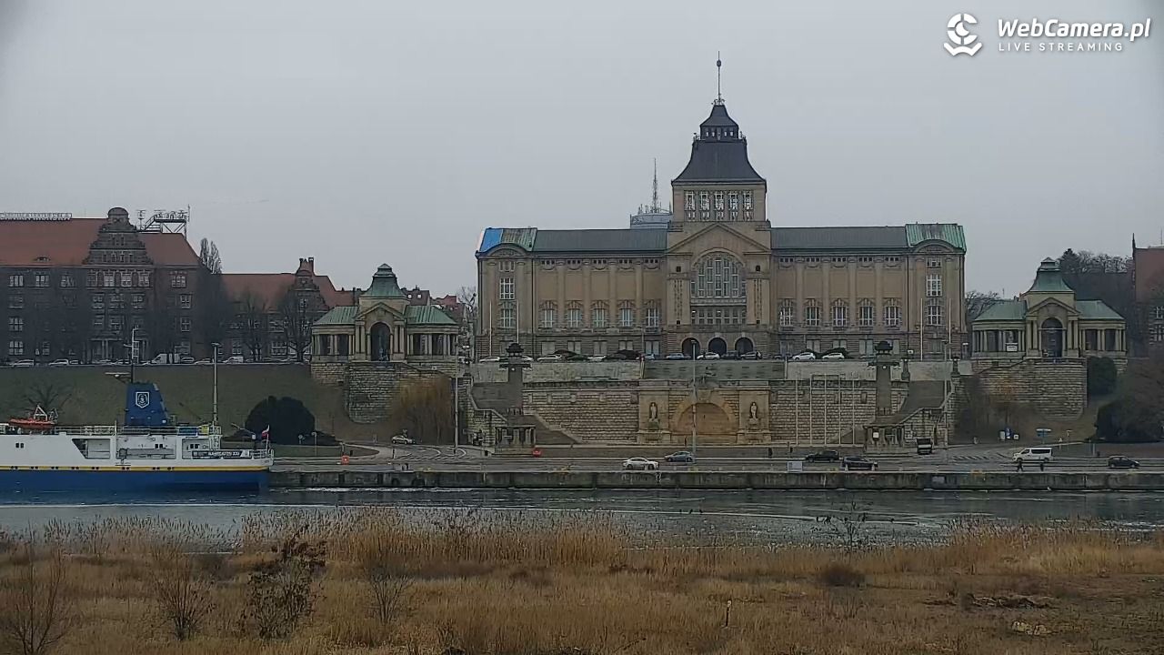 Widok na Bulwary Szczecińskie - 24 styczeń 2026, 12:58