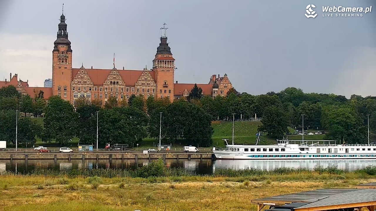 Widok na Bulwary Szczecińskie - 05 sierpień 2026, 09:26