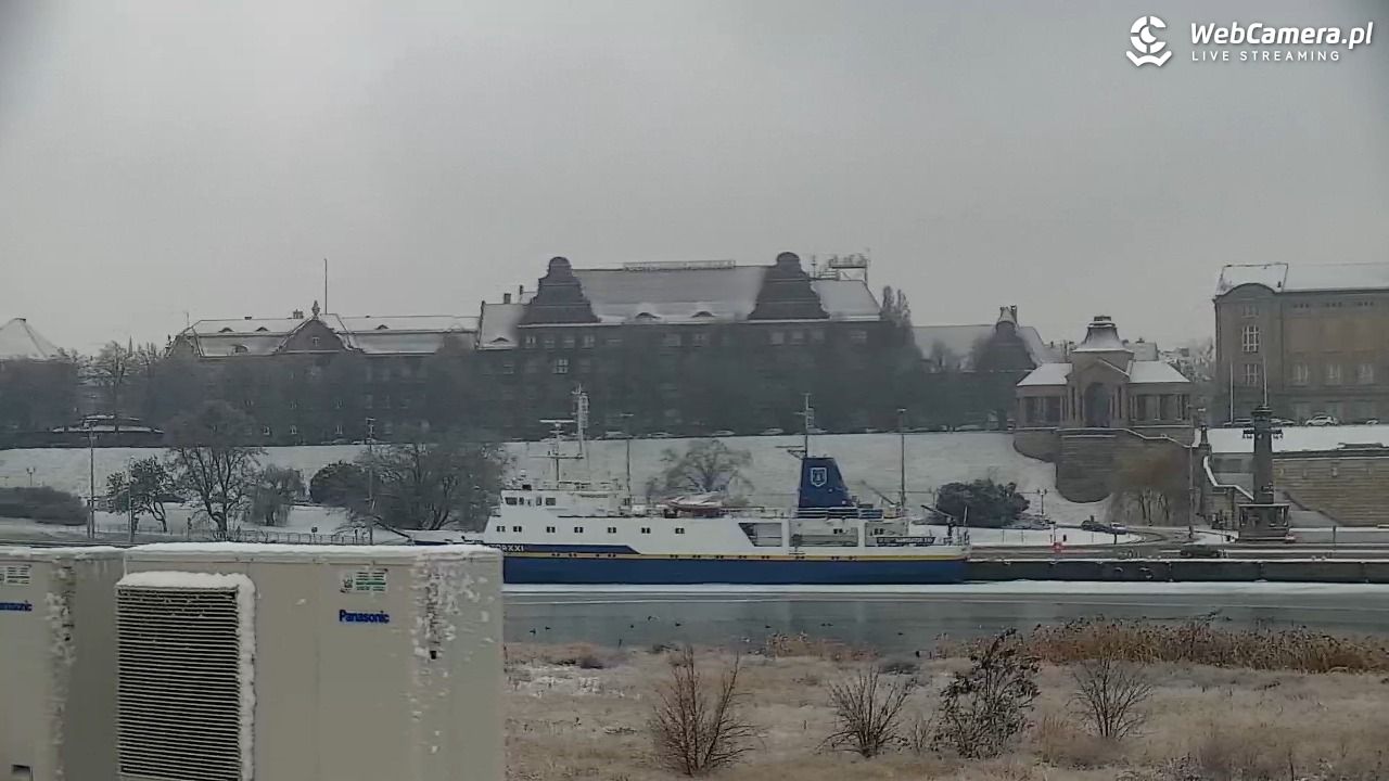 Widok na Bulwary Szczecińskie - 26 styczeń 2026, 13:45