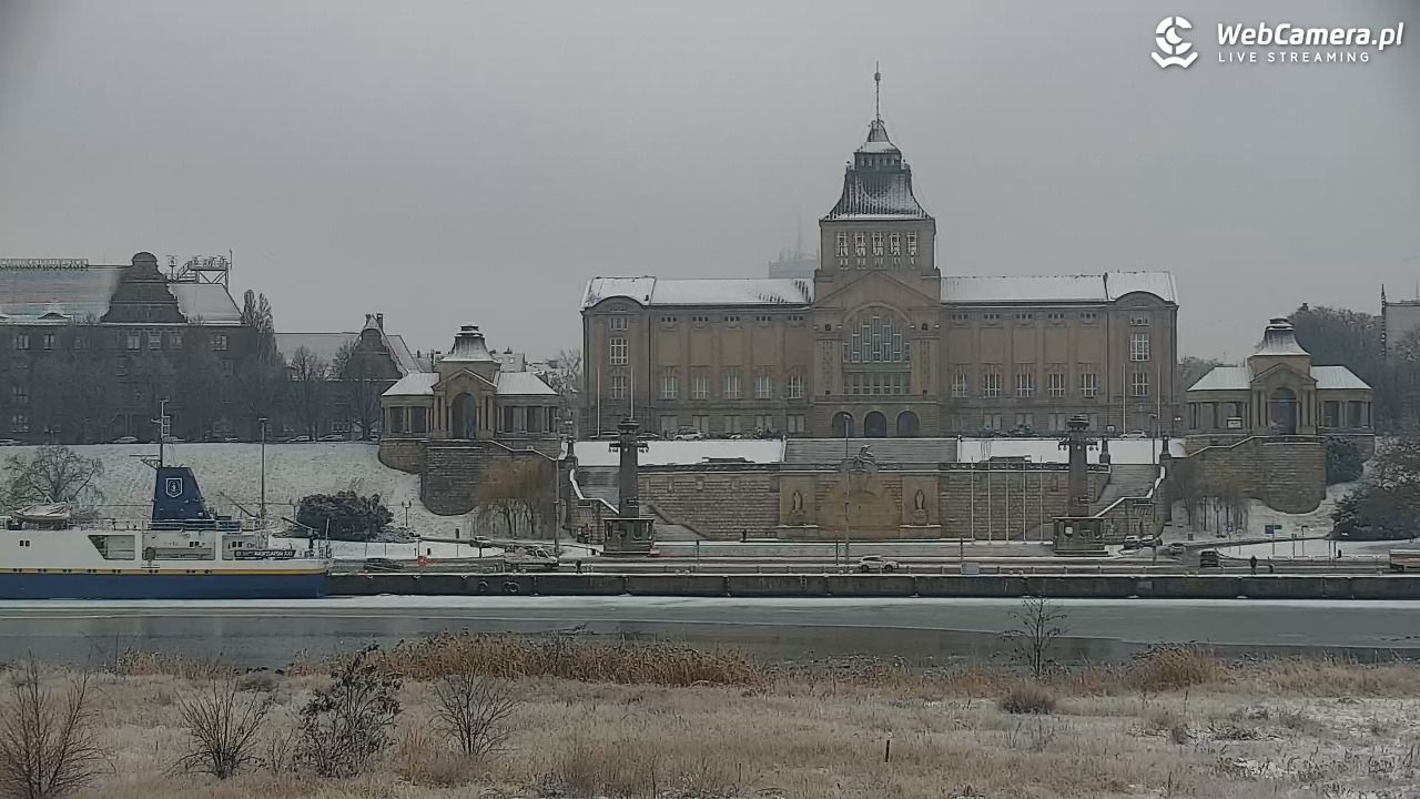Widok na Bulwary Szczecińskie - 26 styczeń 2026, 14:43