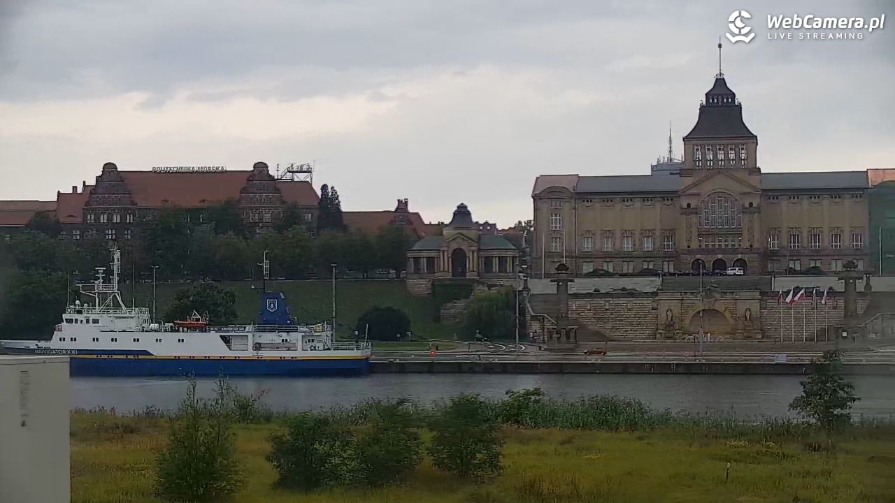 Widok na Bulwary Szczecińskie - 01 sierpień 2026, 09:40