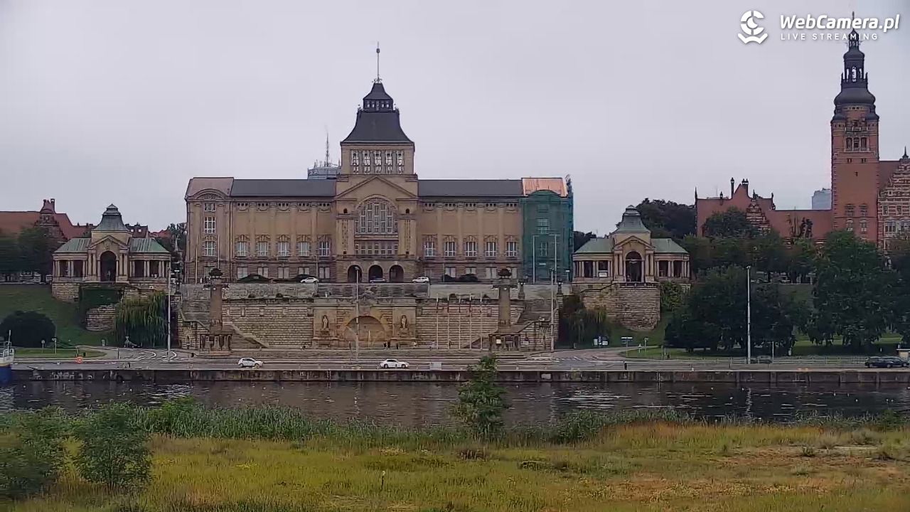 Widok na Bulwary Szczecińskie - 01 sierpień 2026, 11:25