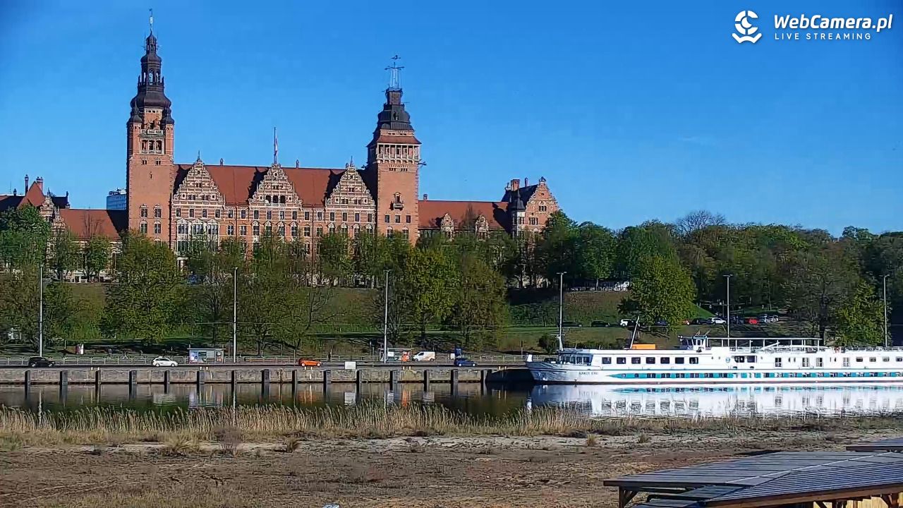 Widok na Bulwary Szczecińskie - 28 kwiecień 2026, 07:43